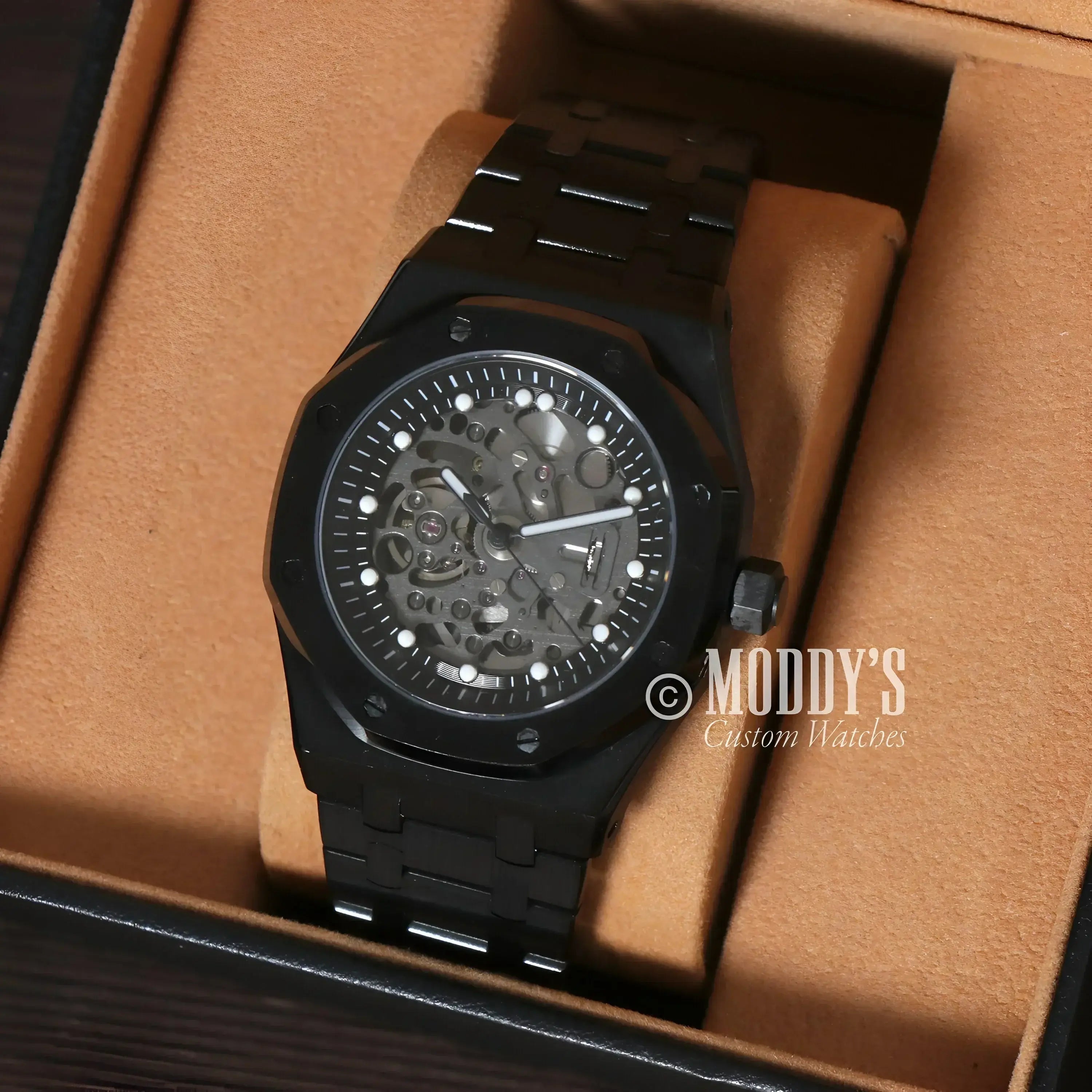 Royal Seikoak | Skeleton Full Black