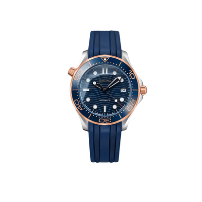 SEIKOMASTER - ROSE GOLD & BLUE