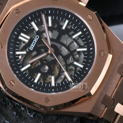 Royal Seikoak | Rose Gold Skeleton