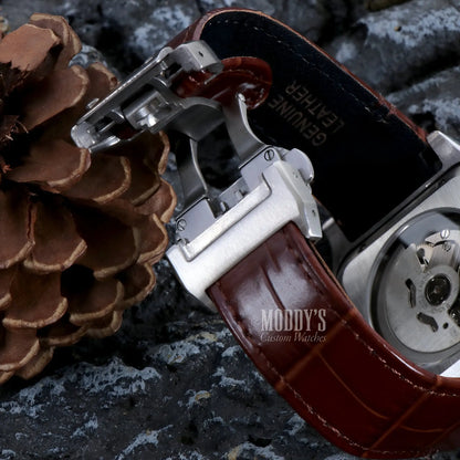 Santeiko | White Brown Leather