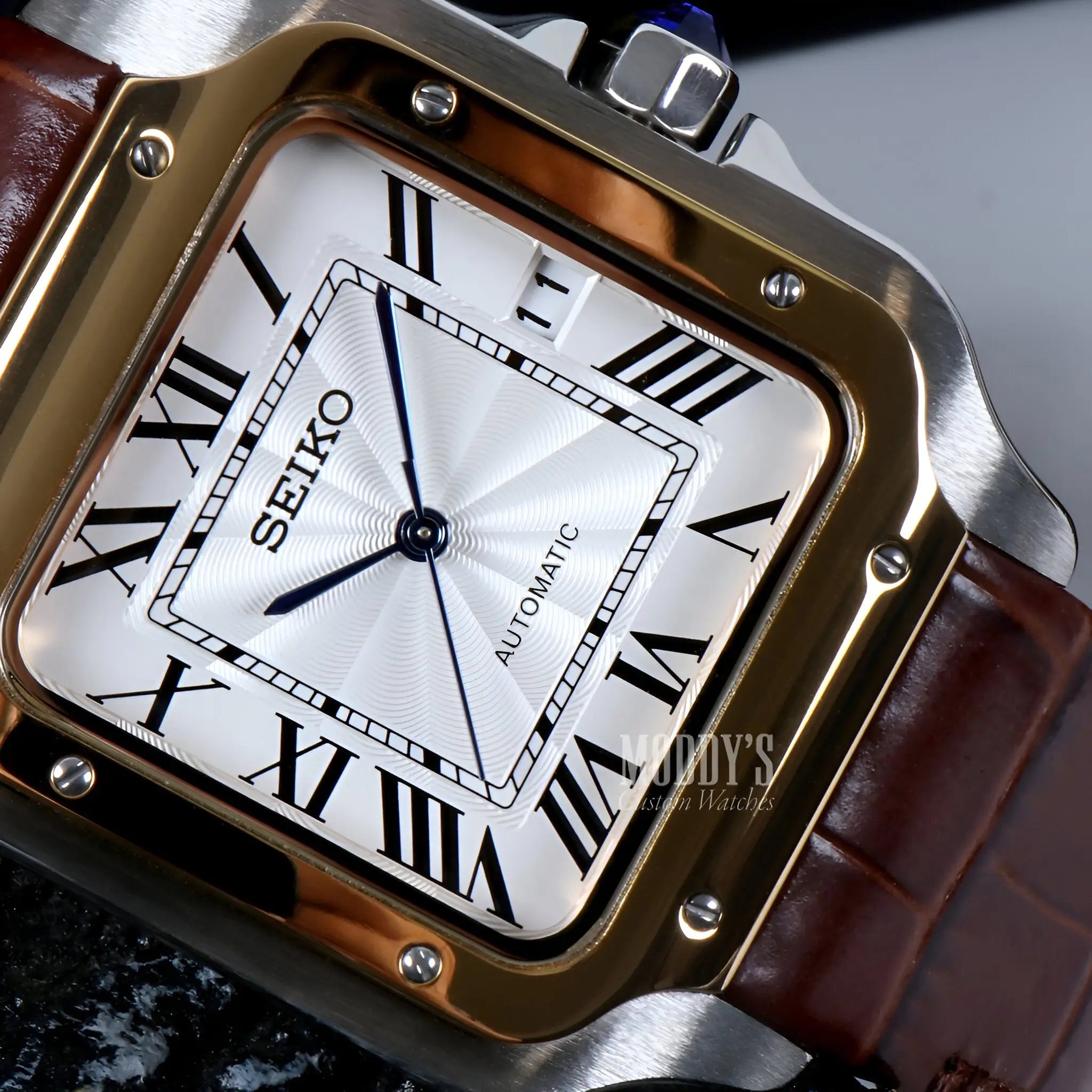 Santeiko | White Brown Leather