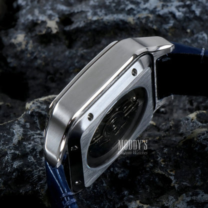 Santeiko | White Blue Leather