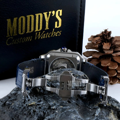 Santeiko | White Blue Leather