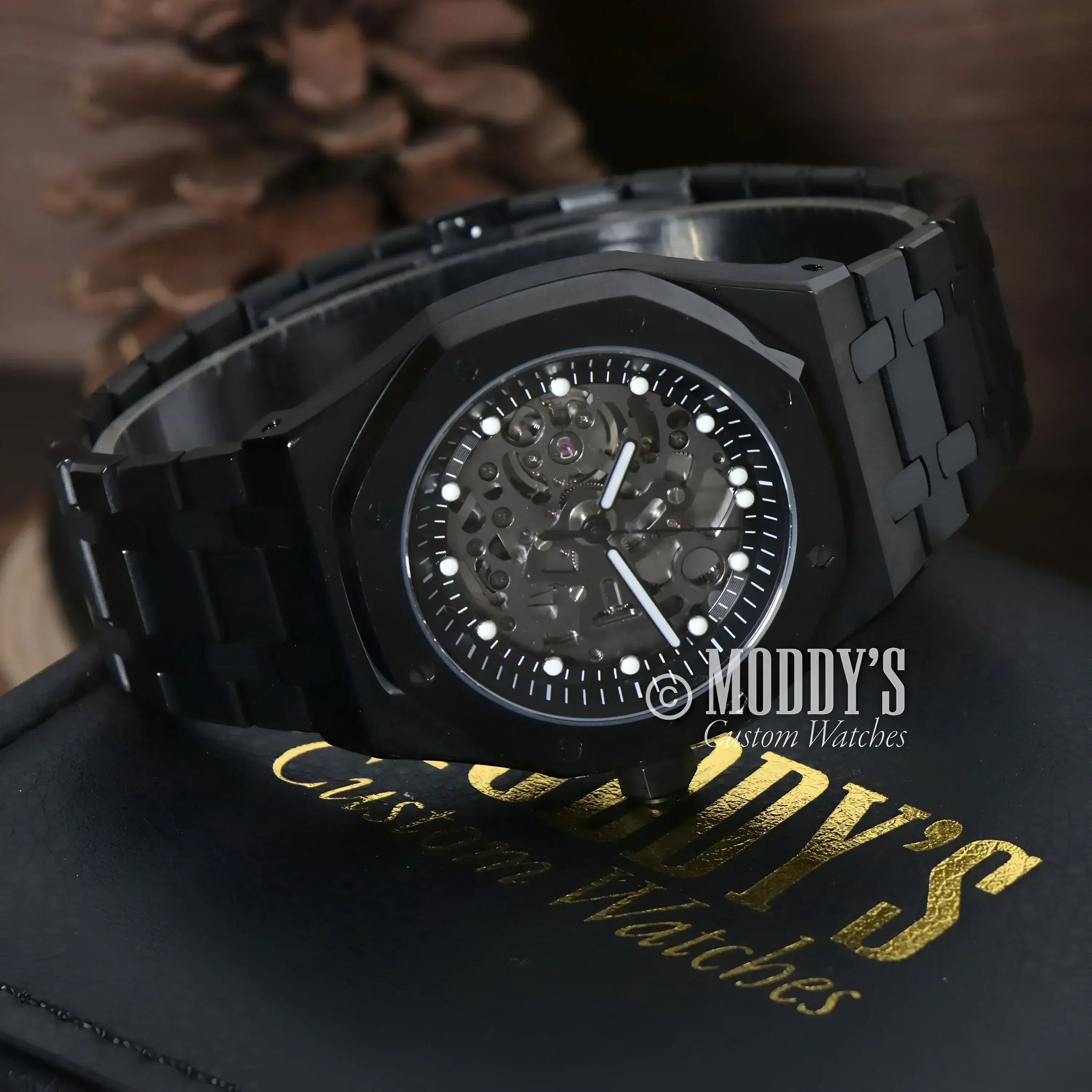 Royal Seikoak | Skeleton Full Black
